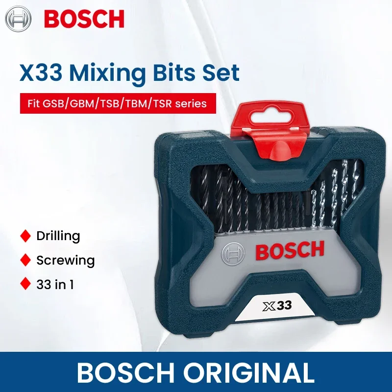 Power Tools Set - ชุดดอกสว่านและดอกไขควง Bosch X33 แบบมืออาชีพ 33 ชิ้น