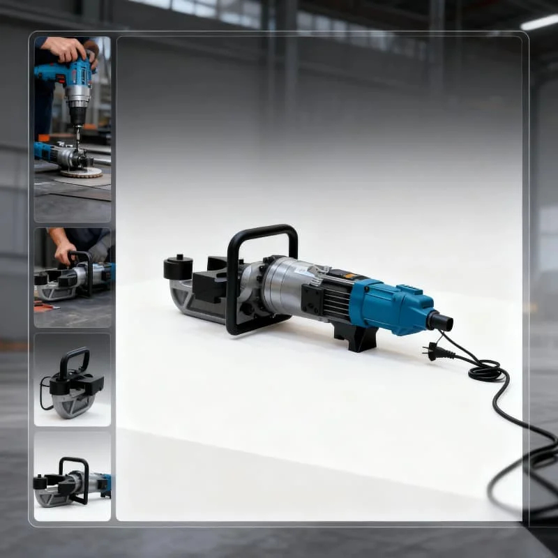 Power Tools Hand Held - เครื่องดัดเหล็กไฟฟ้าแบบมือถือ Lingxing Power HRB-22