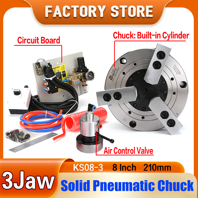 Power Tools Set - หัวจับลมแบบ 3 ขา ขนาด 8 นิ้ว