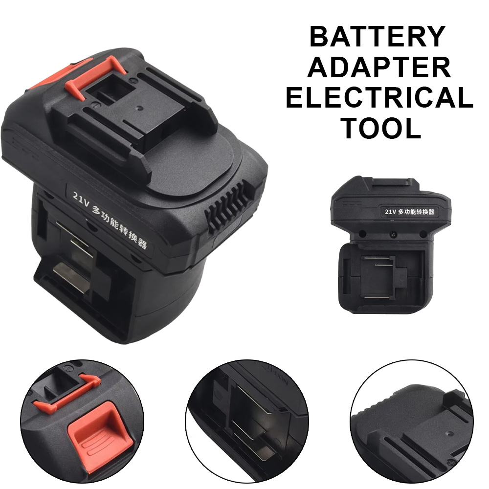 Power Tools Wholesale - ตัวแปลงแบตเตอรี่ 2 in 1 สําหรับสว่านกระแทกประแจไขควงสําหรับอะแดปเตอร์แบตเตอรี่ 18V