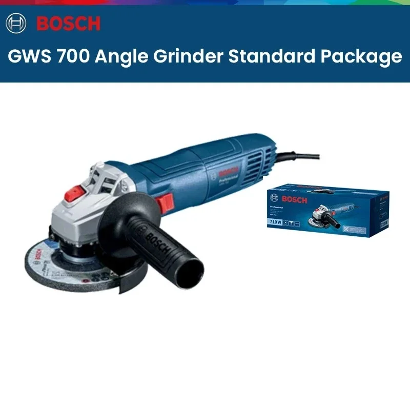 Power Tools Hand Held - บ๊อช GWS700 เครื่องเจียรมุมไฟฟ้า 12000RPM เครื่องเจียรมือถืออเนกประสงค์ เครื่องมือไฟฟ้าสำหรับตัดโลหะขัดเงา