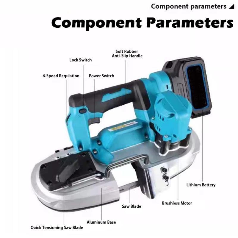 เลื่อยสายพานไร้สายแบบพกพา 490W - Power Tools Hand Held บทวิจารณ์และราคา