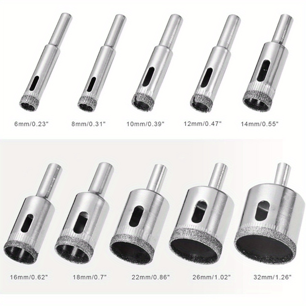 ชุดดอกสว่านเคลือบเพชร 10 ชิ้น  - Power Tools Set บทวิจารณ์และราคา