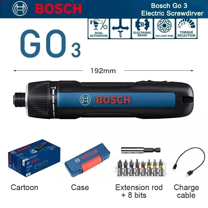 ชุดไขควงไฟฟ้า Bosch GO 3 แบบมื - Power Tools Set บทวิจารณ์และราคา
